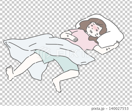 Women who suffer from difficulty sleeping during tropical nights and excessive night sweats. Women who suffer from difficulty sleeping during tropical nights and excessive night sweats. 140027553