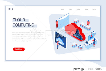 Cloud computing isometric landing page. Hosting platform, big data management, database storage and analyzing. Digital technology and devices. Busy people in work situation 3d vector isometry. Cloud computing isometric landing page. Hosting platform, big data management, database storage and analyzing. Digital technology and devices. Busy people in work situation 3d vector isometry. 140028086