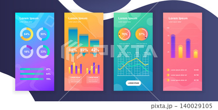 Social media stories design templates whith infographic elements data visualization. Can be used for social media background, banner, greeting card, poster and advertising, marketing, info graphics. Social media stories design templates whith infographic elements data visualization. Can be used for social media background, banner, greeting card, poster and advertising, marketing, info graphics. 140029105