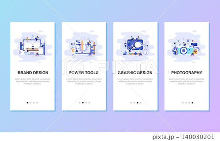 Onboarding screens user interface kit for mobile app templates concept. Modern user interface UX, UI screen template for mobile smart phone or responsive web site. Vector illustration flat design. Onboarding screens user interface kit for mobile app templates concept. Modern user interface UX, UI screen template for mobile smart phone or responsive web site. Vector illustration flat design. 140030201