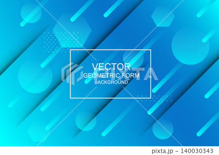 Dynamic composition. Modern design geometric background. Landing page template. Vector illustration. Dynamic composition. Modern design geometric background. Landing page template. Vector illustration. 140030343