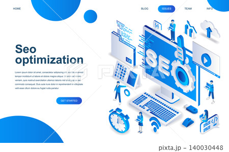 Modern isometric design concept of SEO Analysis for website and mobile website development. Isometric landing page template. Search engine optimization, strategies and marketing. Vector illustration. Modern isometric design concept of SEO Analysis for website and mobile website development. Isometric landing page template. Search engine optimization, strategies and marketing. Vector illustration. 140030448