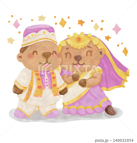 Gudi Padwa Watercolor Clipart Bundle, Indian Festival Illustration Set, Traditional Marathi New Year PNG 140032854