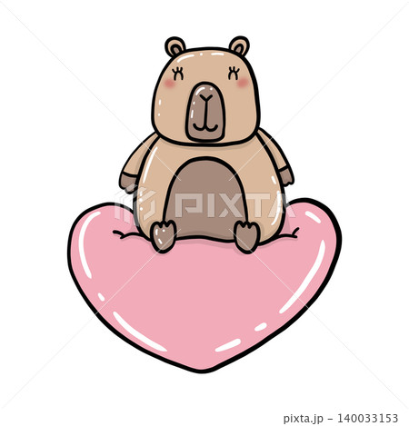 Cute Capybara Valentine Day Watercolor Clipart Bundle, Kawaii Love Animal PNG, Romantic Illustration Set Cute Capybara Valentine Day Watercolor Clipart Bundle, Kawaii Love Animal PNG, Romantic Illustration Set 140033153