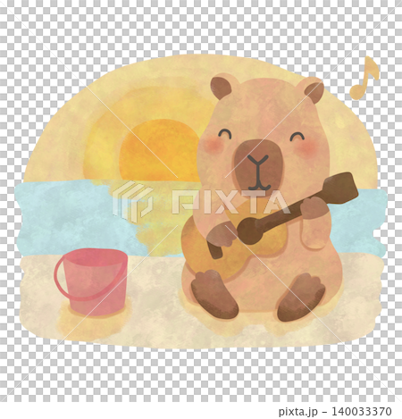Cute Capybara Summer Watercolor Clipart Bundle, Kawaii Tropical Animal PNG, Beach Vacation Illustration Set Cute Capybara Summer Watercolor Clipart Bundle, Kawaii Tropical Animal PNG, Beach Vacation Illustration Set 140033370