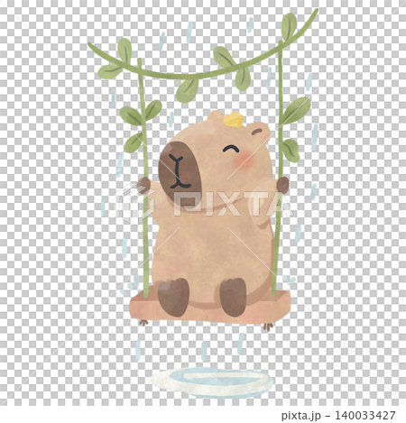 Cute Capybara Rainy Day Watercolor Clipart Bundle, Kawaii Cozy Animal PNG, Umbrella and Rain Illustration Set Cute Capybara Rainy Day Watercolor Clipart Bundle, Kawaii Cozy Animal PNG, Umbrella and Rain Illustration Set 140033427