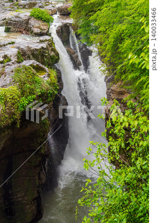 The Martvili Canyon in Georgia, springtime. 140033466