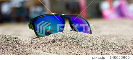 Sunglasses Sandy Beach Bokeh Summer Lifestyle Sunglasses Sandy Beach Bokeh Summer Lifestyle 140033900