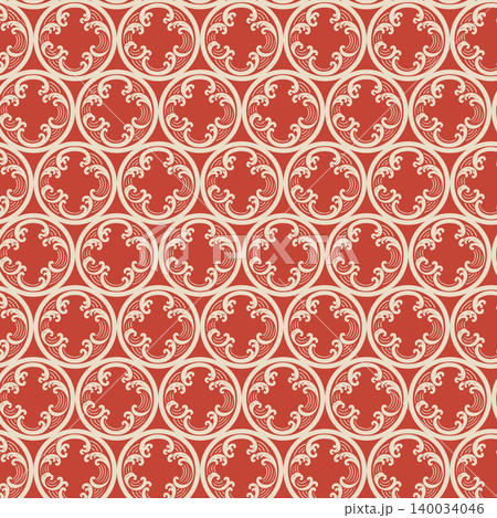 Japanese Wave Crest Seamless Pattern Background Japanese Wave Crest Seamless Pattern Background 140034046