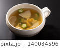 オクラ　カブ　卵スープ 140034596