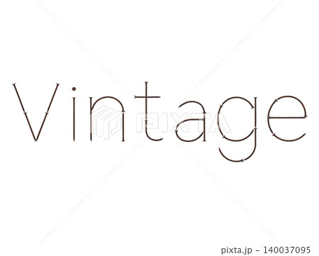 錆びた釘の英文字Vintage 錆びた釘の英文字Vintage 140037095