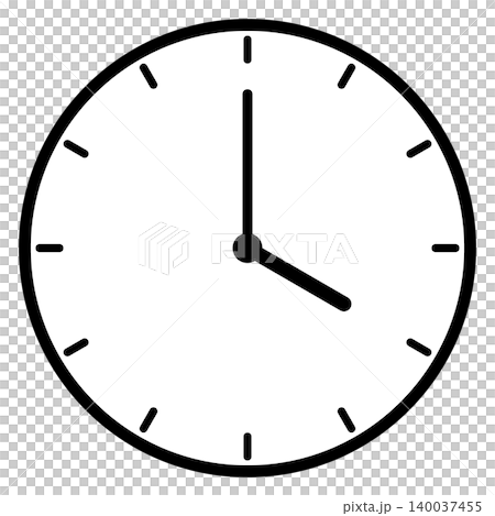 A simple clock face that shows just 4 o'clock A simple clock face that shows just 4 o'clock 140037455