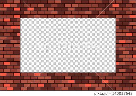 Brick wall frame material Brick wall frame material 140037642