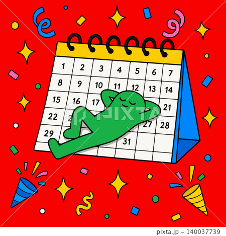 Relaxing on the Calendar Relaxing on the Calendar 140037739