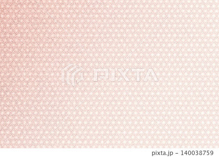 キラキラ輝く繊細な淡い赤色の模様に白い麻の葉柄を重ねた背景画像10 140038759