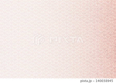 キラキラ輝く繊細な淡い赤色の模様に白い七宝柄を重ねた背景画像4 140038945