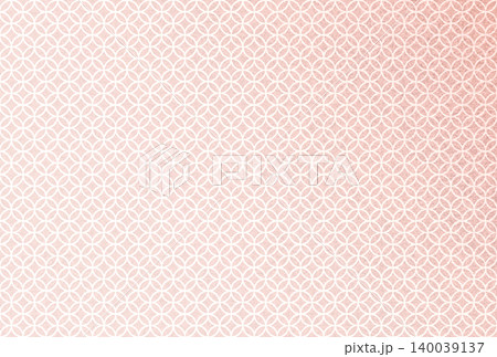 キラキラ輝く繊細な淡い赤色の模様に白い七宝柄を重ねた背景画像11 キラキラ輝く繊細な淡い赤色の模様に白い七宝柄を重ねた背景画像11 140039137