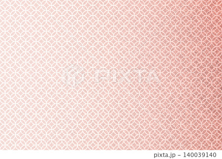 キラキラ輝く繊細な淡い赤色の模様に白い七宝柄を重ねた背景画像14 キラキラ輝く繊細な淡い赤色の模様に白い七宝柄を重ねた背景画像14 140039140
