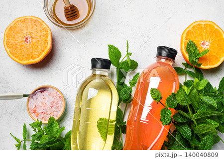 Homemade isotonic energy sport drink 140040809