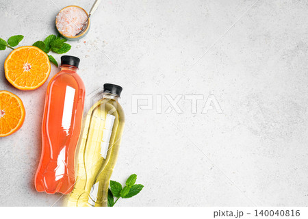 Bottles of isotonic energy sport drink Bottles of isotonic energy sport drink 140040816