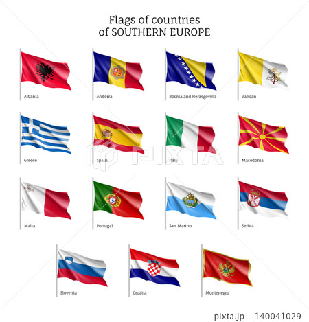 Waving flags of European countries Waving flags of European countries 140041029