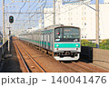 美しい順光を浴びてりんかい線を走る埼京線205系通勤電車（10両編成・LED行先表示）の編成写真 140041476