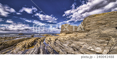 Beach of El Portizuelo, Spain Beach of El Portizuelo, Spain 140041488