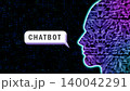 artificial chat conversation concept with human 140042291