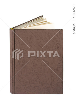close up of a blank velour fluffy notebook on white background with clipping path close up of a blank velour fluffy notebook on white background with clipping path 140042630
