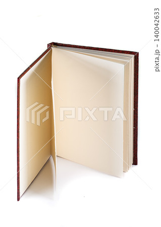 close up of a blank velour fluffy notebook on white background with clipping path close up of a blank velour fluffy notebook on white background with clipping path 140042633