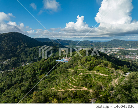 Aerial view landscape nature in summer season at Phuket island Thailand Aerial view landscape nature in summer season at Phuket island Thailand 140043836