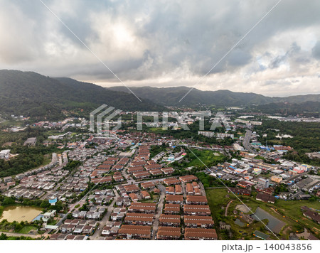 Aerial view village in Phuket Thailand nature background 140043856
