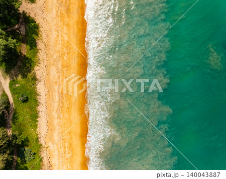 Sea surface aerial view,Bird eye view photo of blue waves and water surface texture Blue sea background Beautiful nature Amazing view sea background Sea surface aerial view,Bird eye view photo of blue waves and water surface texture Blue sea background Beautiful nature Amazing view sea background 140043887