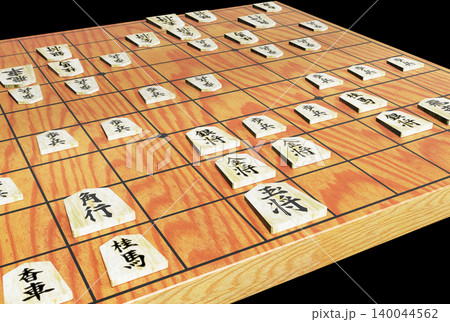 将棋(3DCG)対局 黒バック 将棋(3DCG)対局 黒バック 140044562