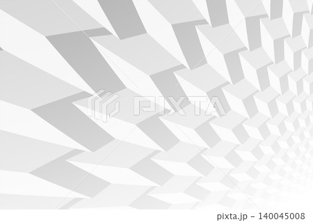 Abstract white 3d futuristic isometric background with perspective. Geometric cube volume texture. Light clean infinity contemporary concept for business, technology, science, architecture design Abstract white 3d futuristic isometric background with perspective. Geometric cube volume texture. Light clean infinity contemporary concept for business, technology, science, architecture design 140045008