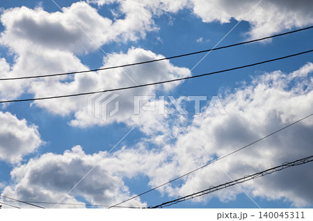 Beautiful and dramatic skyscape and cloudscape. Blue sky and clouds. Nature and background use. Beautiful and dramatic skyscape and cloudscape. Blue sky and clouds. Nature and background use. 140045311