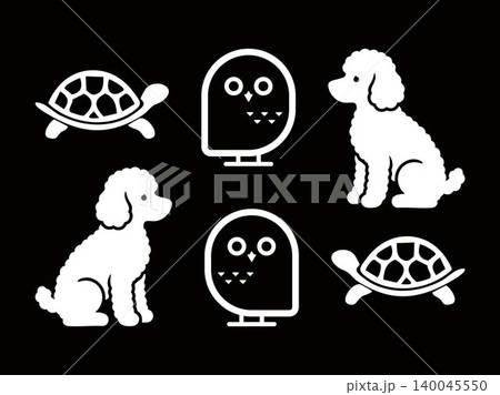 動物アイコンセット72 140045550