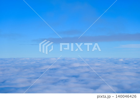 Stunning cloudscape, blue sky with white clouds. Nature scene. Nature background. Stunning cloudscape, blue sky with white clouds. Nature scene. Nature background. 140046426
