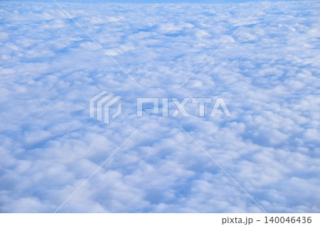 Stunning cloudscape, blue sky with white clouds. Nature scene. Nature background. Stunning cloudscape, blue sky with white clouds. Nature scene. Nature background. 140046436