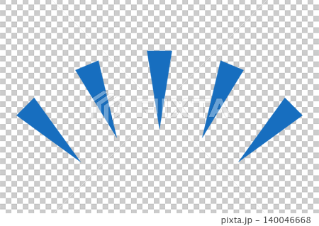 Attention/emphasis mark - Simple, flat design - Blue Attention/emphasis mark - Simple, flat design - Blue 140046668
