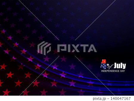 American Independence Day. Blue background with stars American Independence Day. Blue background with stars 140047167