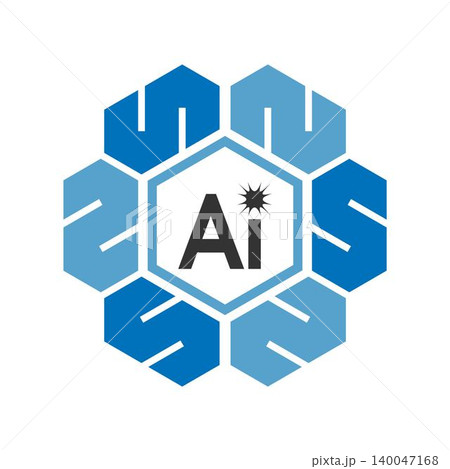 AI Brain Circuit Technology Logo AI Brain Circuit Technology Logo 140047168