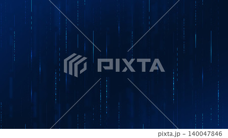 Abstract background glowing vertical digital lines and data streams. Represents high-speed network communication, information technology, fiber optics, digital transformation, cloud storage 140047846