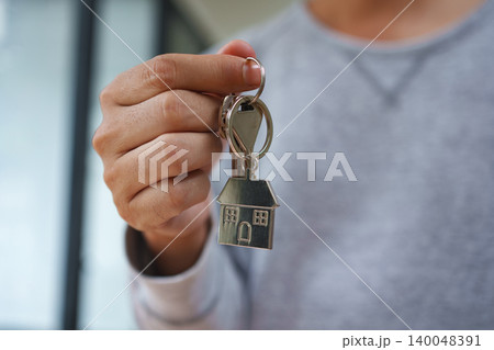 Real Estate Investment Key Handover For Property Ownership Mortgage Approval And Home Purchase Real Estate Investment Key Handover For Property Ownership Mortgage Approval And Home Purchase 140048391