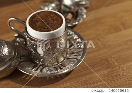 Turkish coffee presentation 140050616