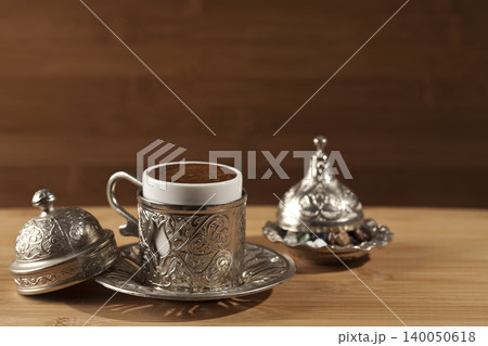 Turkish coffee presentation 140050618