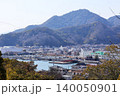 冠崎公園から望む広島県竹原市 JR呉線・忠海駅エリア 140050901