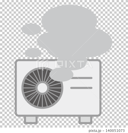 室外機冒煙/故障示意圖。 室外機冒煙/故障示意圖。 140051073