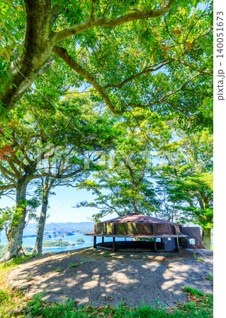 初夏の旧陸軍佐世保要塞 丸出山堡塁観測所跡 長崎県佐世保市 初夏の旧陸軍佐世保要塞 丸出山堡塁観測所跡 長崎県佐世保市 140051673