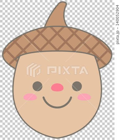 Cute Acorn Character for Kids Outdoor Adventure and Autumn Nature Cute Acorn Character for Kids Outdoor Adventure and Autumn Nature 140052904